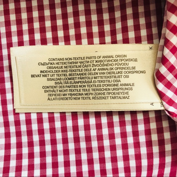 Burberry Brit Buttondown, Size M, Raspberry Red - Picture 5 of 6